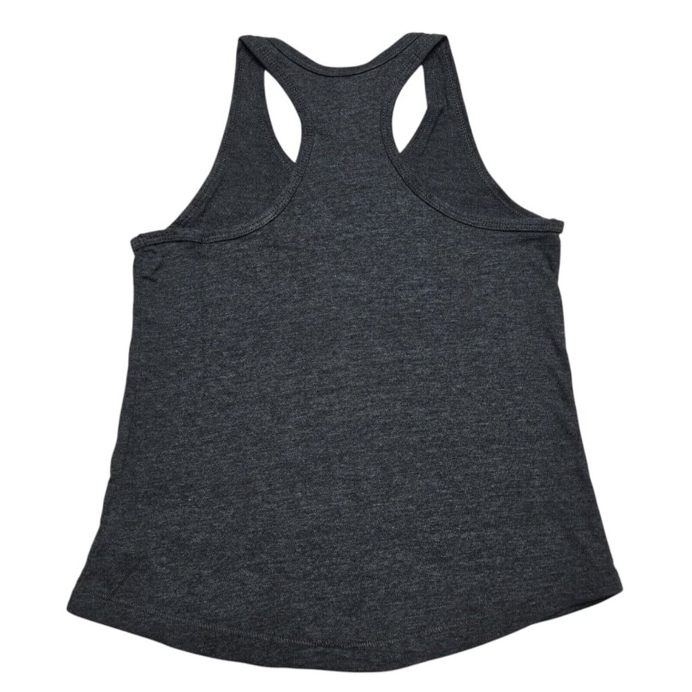 Old‎ Navy Tank Top Girls Small 6 Gray Racerback Turtle Beach Floral Sleeveless - Picture 8 of 11